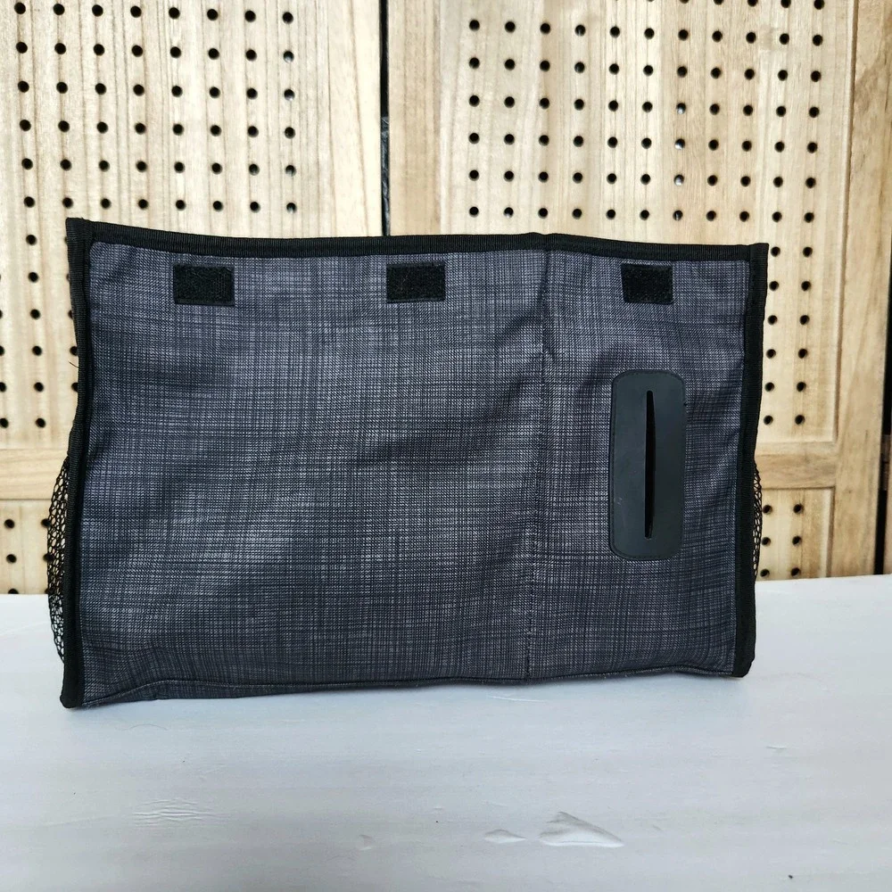Thirty-One PACK N PULL‎ CADDY Car Storage Organizer Bag Pattern: Black Cross Pop